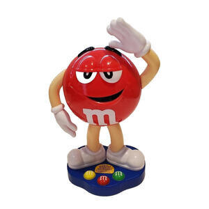 M&M'S Red Character Stand Up 10" Figure Candy Dispenser Collectible 2012